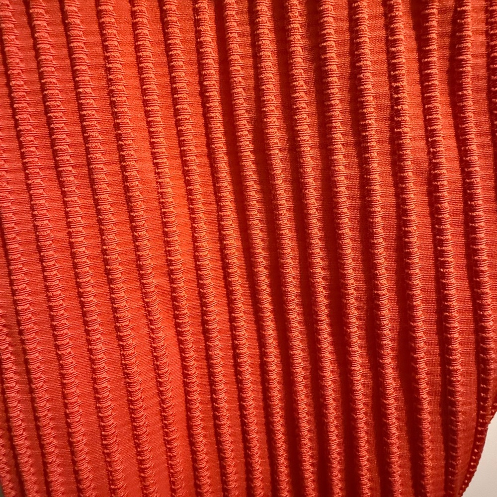 Cupshe Ribbed One-Piece Swimsuit in Terracotta - Picture 4 of 6